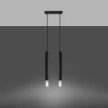 Lampa wisząca WEZYR 2 czarna zwis SL.0961 SOLLUX LIGHTING