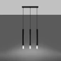 Lampa wisząca WEZYR 3 czarna zwis SL.0962 SOLLUX LIGHTING