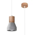 Lampa wisząca QUBIC szara zwis SL.0964 SOLLUX LIGHTING