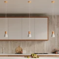 Lampa wisząca QUBIC szara zwis SL.0964 SOLLUX LIGHTING
