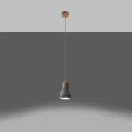 Lampa wisząca QUBIC szara zwis SL.0964 SOLLUX LIGHTING