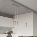 Lampa wisząca ZANE 1 szara zwis SL.0965 SOLLUX LIGHTING