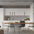 Lampa wisząca ZANE 3 szara zwis SL.0967 SOLLUX LIGHTING