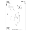 Lampa ścienna HESTIA czarna kinkiet SL.0981 SOLLUX LIGHTING