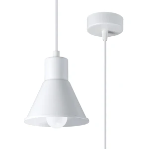 Lampa wisząca TALEJA 1 biała [E27] zwis SL.0983 SOLLUX LIGHTING