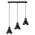 Lampa wisząca TALEJA 3 czarna [E27] zwis SL.0986 SOLLUX LIGHTING