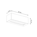 Lampa ścienna VEGA 30 beton kinkiet SL.0992 SOLLUX LIGHTING