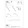 Lampa ścienna ATENA beton kinkiet SL.0994 SOLLUX LIGHTING