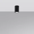 Lampa sufitowa LAGOS 10 czarna plafon SL.1000 SOLLUX LIGHTING