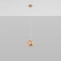 Lampa wisząca WOODY naturalne drewno zwis SL.1011 SOLLUX LIGHTING