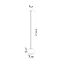 Lampa wisząca WOODY naturalne drewno zwis SL.1011 SOLLUX LIGHTING