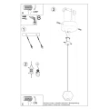 Lampa wisząca WOODY naturalne drewno zwis SL.1011 SOLLUX LIGHTING