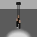 Lampa wisząca PABLO 3P czarna zwis SL.1014 SOLLUX LIGHTING