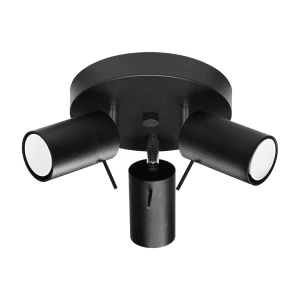 Lampa sufitowa RING 3P czarna plafon SL.1016 SOLLUX LIGHTING