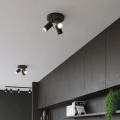 Lampa sufitowa RING 3P czarna plafon SL.1016 SOLLUX LIGHTING