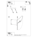 Lampa ścienna TILA 30 biała kinkiet SL.1017 SOLLUX LIGHTING
