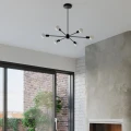 Lampa wisząca LANGO 5 czarna żyrandol SL.1022 SOLLUX LIGHTING