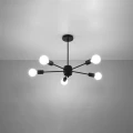Lampa wisząca LANGO 5 czarna żyrandol SL.1022 SOLLUX LIGHTING