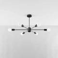Lampa wisząca LANGO 6 czarna żyrandol SL.1023 SOLLUX LIGHTING