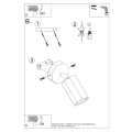 Lampa ścienna ZEKE dąb kinkiet SL.1028 SOLLUX LIGHTING