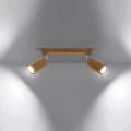 Lampa sufitowa ZEKE 2 dąb plafon SL.1029 SOLLUX LIGHTING