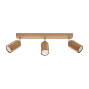 Lampa sufitowa ZEKE 3 dąb plafon SL.1030 SOLLUX LIGHTING