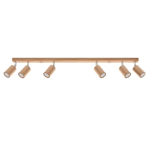 Lampa sufitowa ZEKE 6 dąb plafon SL.1032 SOLLUX LIGHTING
