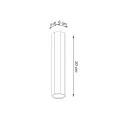 Lampa sufitowa ZEKE 30 dąb plafon SL.1034 SOLLUX LIGHTING