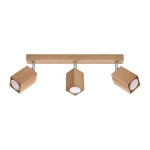 Lampa sufitowa KEKE 3 dąb plafon SL.1037 SOLLUX LIGHTING