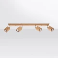 Lampa sufitowa KEKE 4 dąb plafon SL.1038 SOLLUX LIGHTING