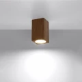 Lampa sufitowa KEKE 10 dąb plafon SL.1040 SOLLUX LIGHTING