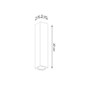 Lampa sufitowa KEKE 30 dąb plafon SL.1041 SOLLUX LIGHTING