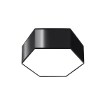 Lampa sufitowa SUNDE 11 czarna plafon SL.1059 SOLLUX LIGHTING