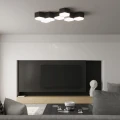 Lampa sufitowa SUNDE 11 czarna plafon SL.1059 SOLLUX LIGHTING