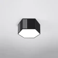 Lampa sufitowa SUNDE 15 czarna plafon SL.1061 SOLLUX LIGHTING