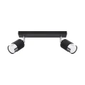Lampa sufitowa NERO 2 czarny/chrom plafon SL.1065 SOLLUX LIGHTING