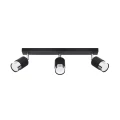 Lampa sufitowa NERO 3 czarny/chrom plafon SL.1066 SOLLUX LIGHTING