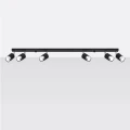 Lampa sufitowa NERO 6 czarny/chrom plafon SL.1068 SOLLUX LIGHTING