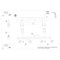 Lampa sufitowa NERO 4 czarny/złoty plafon SL.1072 SOLLUX LIGHTING