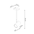 Lampa sufitowa NORANO czarna plafon SL.1074 SOLLUX LIGHTING