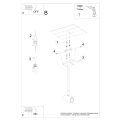 Lampa sufitowa NORANO czarna plafon SL.1074 SOLLUX LIGHTING