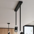 Lampa sufitowa NORANO 2 czarna plafon SL.1075 SOLLUX LIGHTING