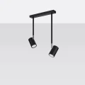 Lampa sufitowa NORANO 2 czarna plafon SL.1075 SOLLUX LIGHTING