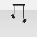 Lampa sufitowa NORANO 2 czarna plafon SL.1075 SOLLUX LIGHTING