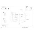Lampa ścienna UTTI biała kinkiet SL.1076 SOLLUX LIGHTING