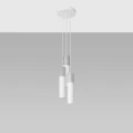 Lampa wisząca BORGIO 3P biała zwis SL.1080 SOLLUX LIGHTING