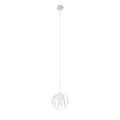 Lampa wisząca TULOS 1 biała zwis SL.1083 SOLLUX LIGHTING