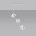 Lampa wisząca TULOS 3L biała zwis SL.1085 SOLLUX LIGHTING
