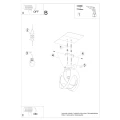 Lampa sufitowa TULOS czarna plafon SL.1086 SOLLUX LIGHTING