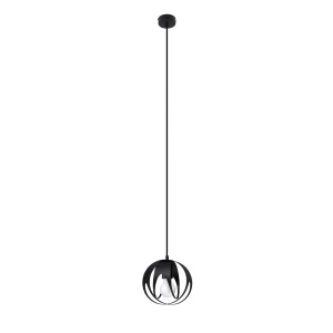 Lampa wisząca TULOS 1 czarna zwis SL.1087 SOLLUX LIGHTING